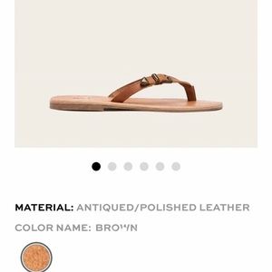 Frye Ally Western Flip Flops